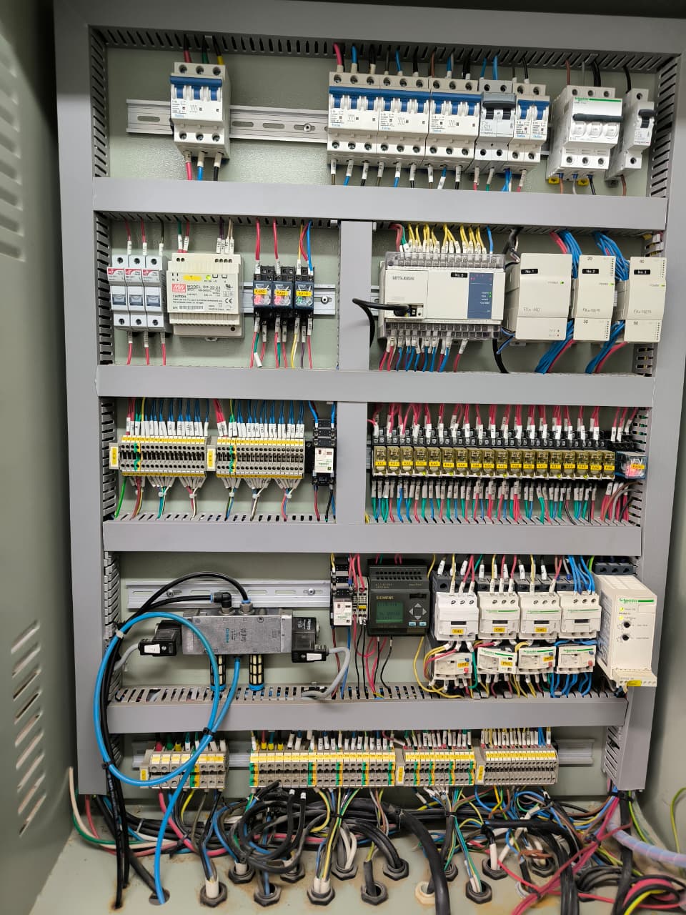 Tablero de fuerza y control eléctrico TDFyC armado